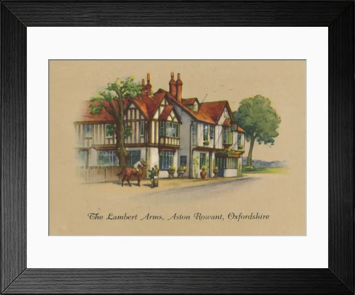 Framed Print : The Lambert Arms, Aston Rowant, Oxfordshire, 1939 Framed Print : The Lambert Arms, Aston Rowant, Oxfordshire, 1939