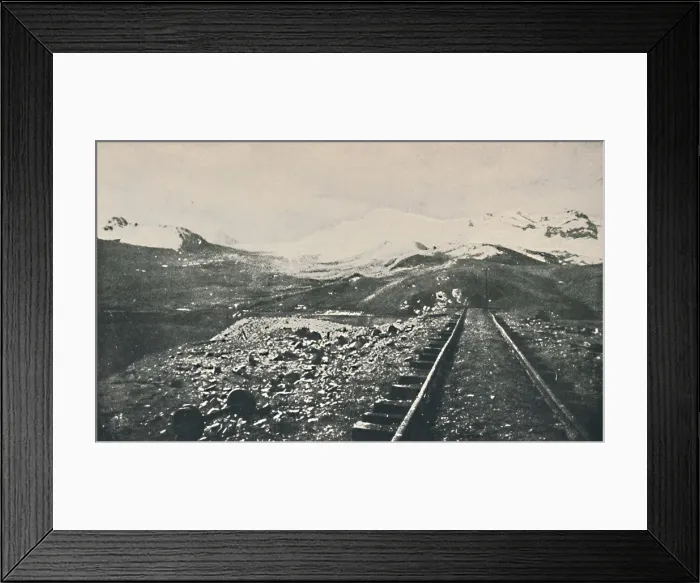 Framed Print : Summit of the Oroya Railway, 1916 Framed Print : Summit of the Oroya Railway, 1916