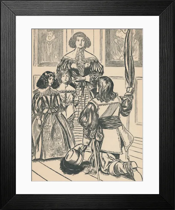 Framed Print : The Countess Receives The Banners, c1907 Framed Print : The Countess Receives The Banners, c1907
