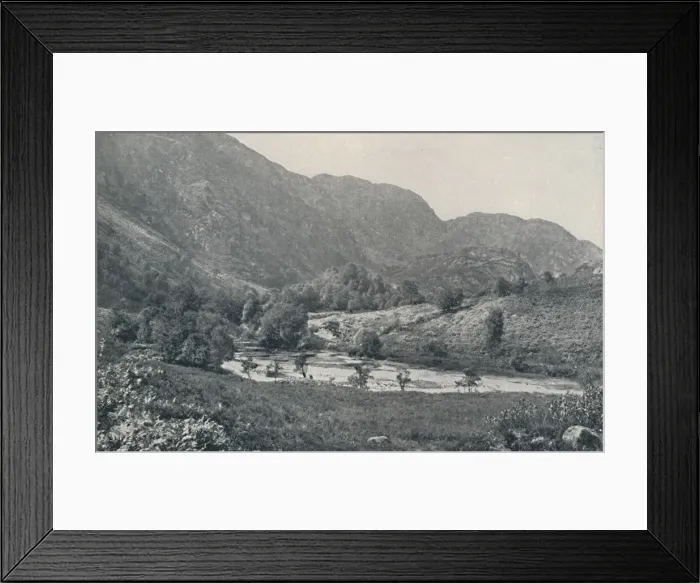 Framed Print : A Scottish Glen, 1910. Artist: GW Wilson and Company Framed Print : A Scottish Glen, 1910. Artist: GW Wilson and Company