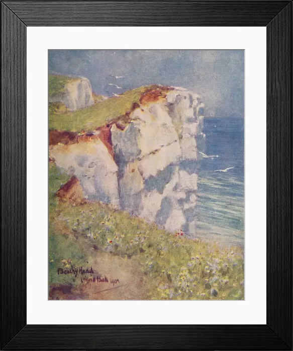 Framed Print : Beachy Head, 1910. Artist: Wilfrid Williams Ball Framed Print : Beachy Head, 1910. Artist: Wilfrid Williams Ball