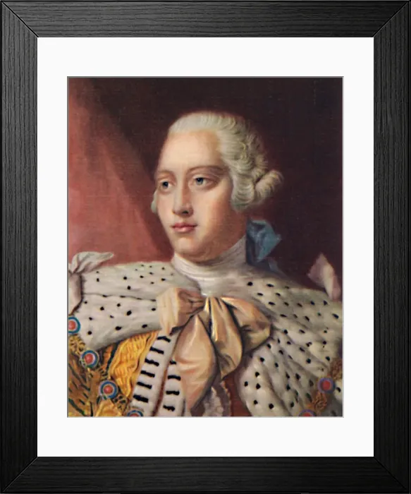 Framed Print : George III, 1935 Framed Print : George III, 1935