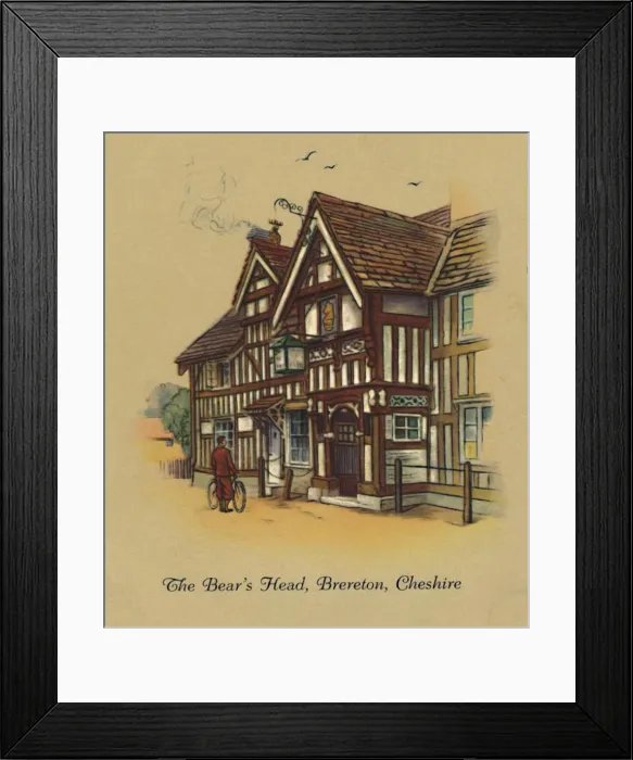 Framed Print : The Bears Head, Brereton, Cheshire, 1939 Framed Print : The Bears Head, Brereton, Cheshire, 1939