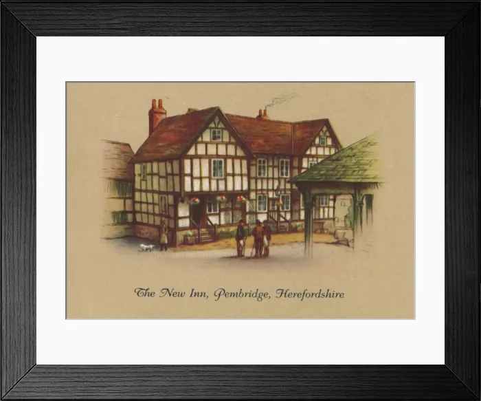 Framed Print : The New Inn, Penbridge, Herefordshire, 1939 Framed Print : The New Inn, Penbridge, Herefordshire, 1939