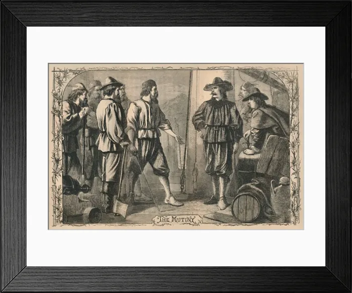Framed Print : The Mutiny, c1870 Framed Print : The Mutiny, c1870