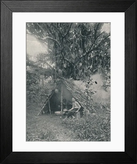 Framed Print : Smoking Rubber, 1916 Framed Print : Smoking Rubber, 1916