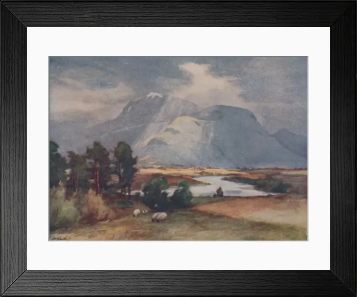 Framed Print : Rainy Mountains, 1910. Artist: William Smith Framed Print : Rainy Mountains, 1910. Artist: William Smith