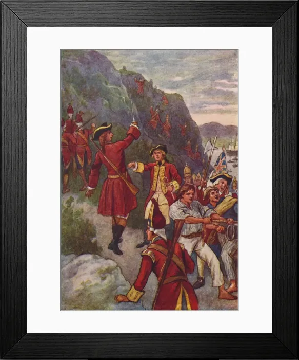 Framed Print : The Capture of Quebec, 1916. Artist: John Jellicoe Framed Print : The Capture of Quebec, 1916. Artist: John Jellicoe