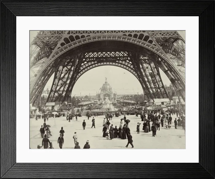 Framed Print : Beneath the Eiffel Tower, Paris, 1889 Framed Print : Beneath the Eiffel Tower, Paris, 1889