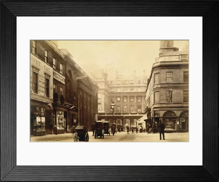 Framed Print : Abbey Square and Pump Rooms, Bath, c1880 Framed Print : Abbey Square and Pump Rooms, Bath, c1880