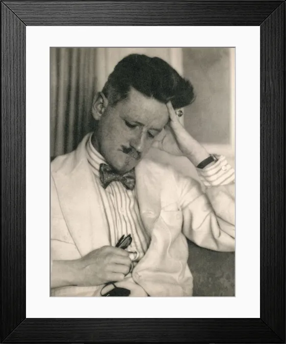 Framed Print : James Joyce, Irish author, 20th century Framed Print : James Joyce, Irish author, 20th century