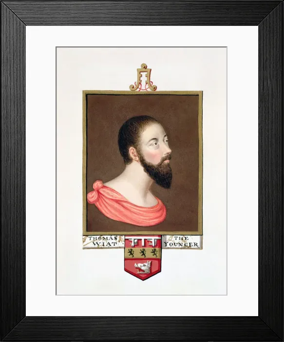 Framed Print : Sir Thomas Wyatt the Younger, (1825). Artist: Sarah, Countess of Essex Framed Print : Sir Thomas Wyatt the Younger, (1825). Artist: Sarah, Countess of Essex