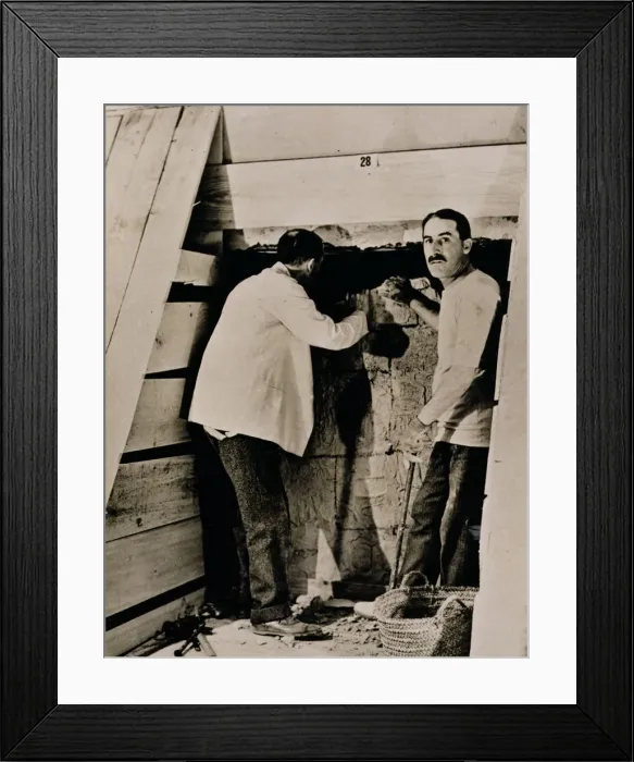 Framed Print : Howard Carter, British archaeologist, in the Valley of the Kings, Egypt, 1922. Artist Framed Print : Howard Carter, British archaeologist, in the Valley of the Kings, Egypt, 1922. Artist