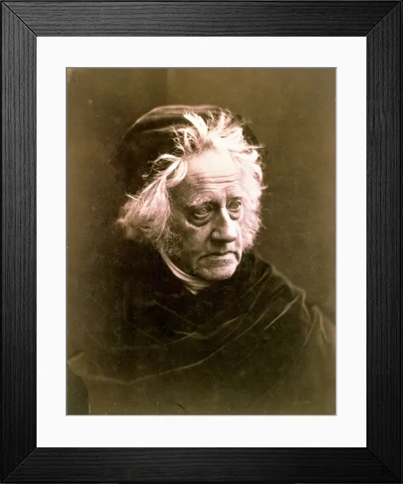 Framed Print : Sir John Frederick William Herschel, British astronomer, 1867 Framed Print : Sir John Frederick William Herschel, British astronomer, 1867