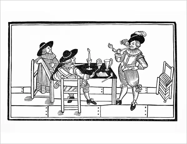Vintners in an ale house, 1642