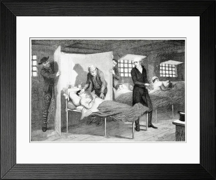 Framed Print : The Boy Dies on the Transportation Ship, 1848. Artist: George Cruikshank Framed Print : The Boy Dies on the Transportation Ship, 1848. Artist: George Cruikshank