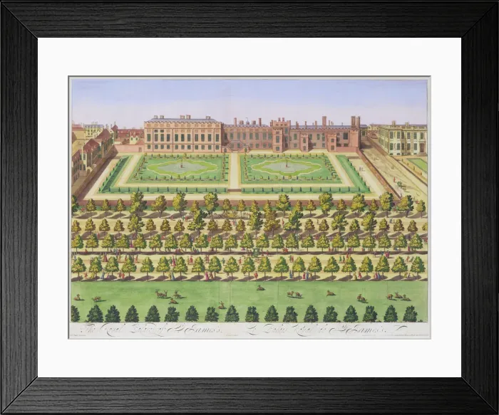 Framed Print : St Jamess Palace, London, 1730. Artist: Johannes Kip Framed Print : St Jamess Palace, London, 1730. Artist: Johannes Kip