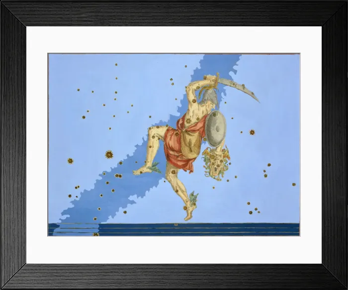 Framed Print : Constellation of Perseus, 1603. Artist: Alexander Mair