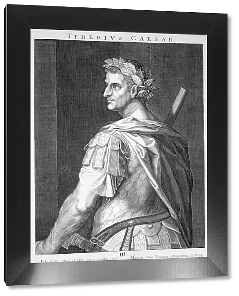 Tiberius, Roman Emperor, (c1590-1629). Artist: Aegidius Sadeler II