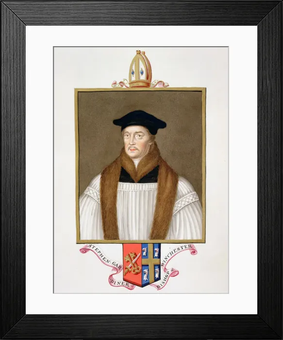 Framed Print : Stephen Gardiner, 16th century Bishop of Winchester, (1825) Framed Print : Stephen Gardiner, 16th century Bishop of Winchester, (1825)