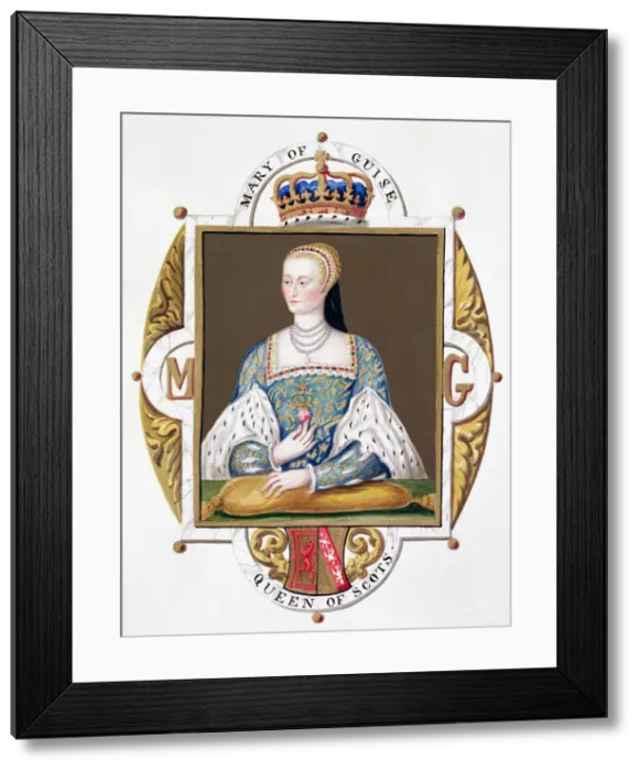 Framed Print : Mary of Guise, Queen Consort of James V of Scotland, (1825) Framed Print : Mary of Guise, Queen Consort of James V of Scotland, (1825)