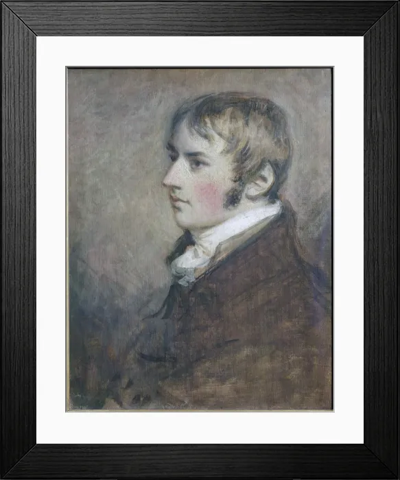 Framed Print : John Constable, English landscape painter, 1796. Artist: Daniel Gardner Framed Print : John Constable, English landscape painter, 1796. Artist: Daniel Gardner
