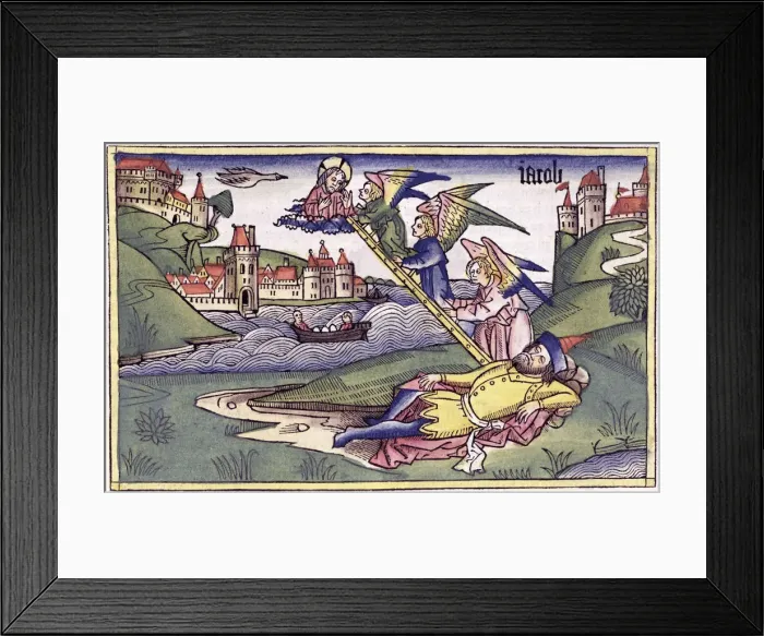 Framed Print : Jacobs Ladder Framed Print : Jacobs Ladder