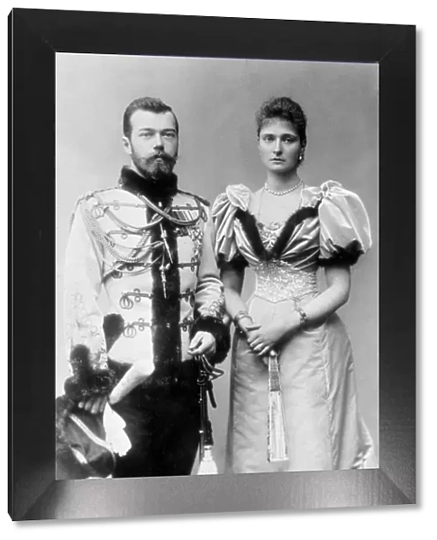 Tsar Nicholas II of Russia and Princess Alix of Hesse, c1894