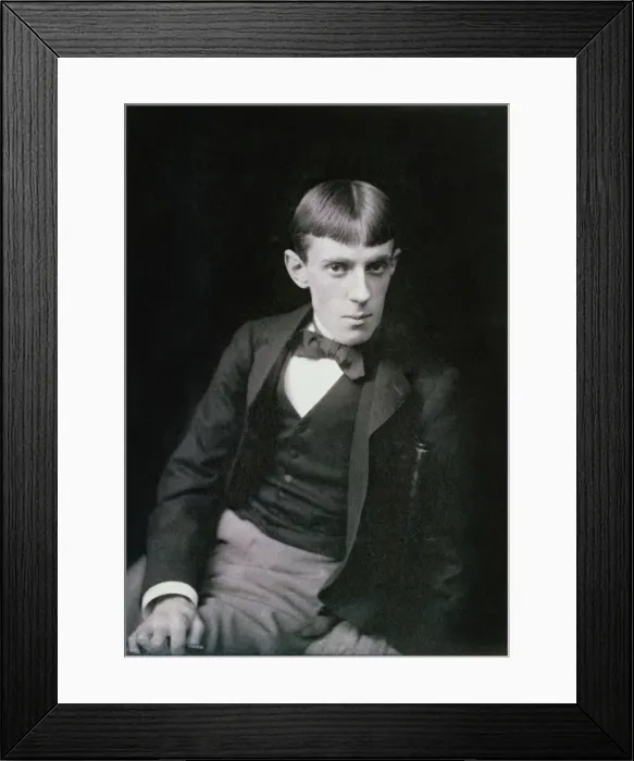 Framed Print : Aubrey Beardsley, British artist, 1890s. Artist: Frederick Hollyer