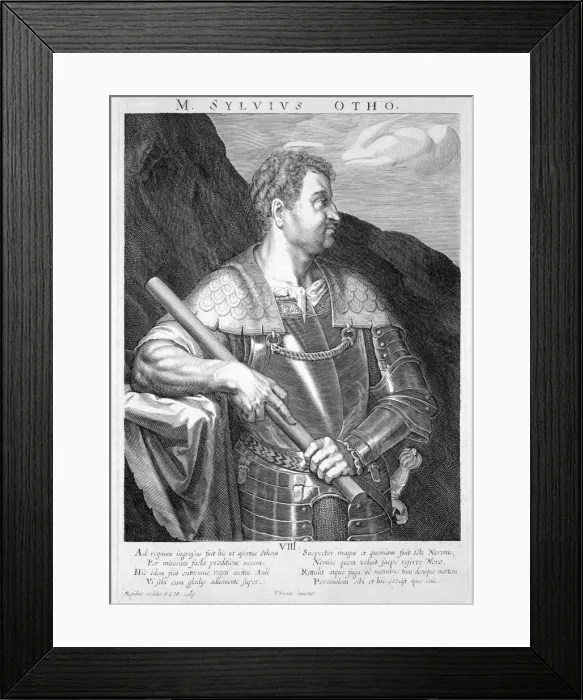 Framed Print : Marcus Salvius Otho, Roman Emperor, (c1590-1629). Artist: Aegidius Sadeler II Framed Print : Marcus Salvius Otho, Roman Emperor, (c1590-1629). Artist: Aegidius Sadeler II