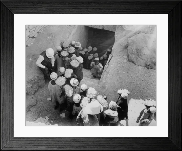 Framed Print : Closing the Tomb of Tutankhamun, Valley of the Kings, Egypt, February 1923 Artist Framed Print : Closing the Tomb of Tutankhamun, Valley of the Kings, Egypt, February 1923 Artist