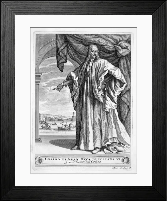 Framed Print : Cosimo III de Medici, Grand Duke of Tuscany, 1701. Artist: Theodor Verkruys Framed Print : Cosimo III de Medici, Grand Duke of Tuscany, 1701. Artist: Theodor Verkruys