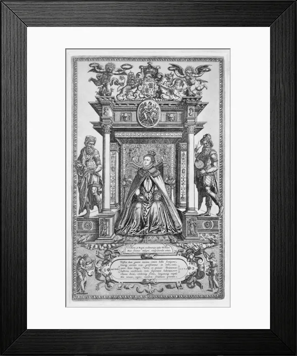 Framed Print : Queen Elizabeth I of England as Patron of Geography and Astronomy, 1579 Framed Print : Queen Elizabeth I of England as Patron of Geography and Astronomy, 1579