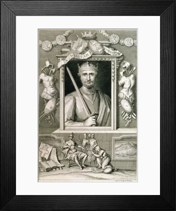 Framed Print : William the Conqueror, 11th century Duke of Normandy and King of England, (18th century) Framed Print : William the Conqueror, 11th century Duke of Normandy and King of England, (18th century)