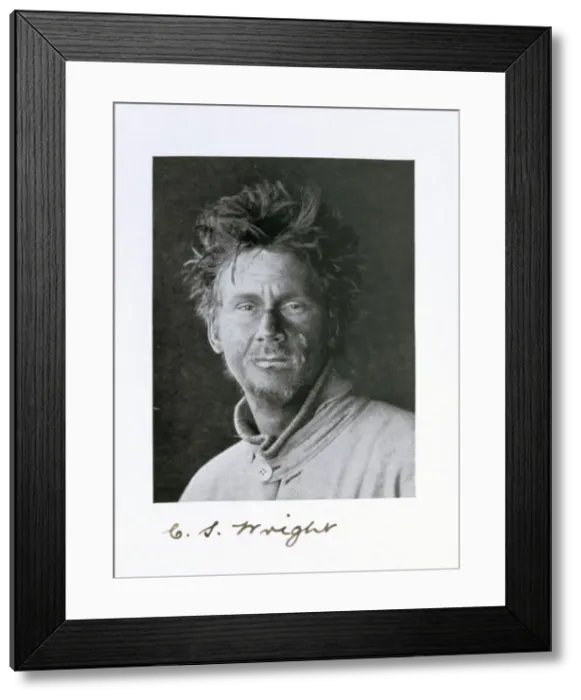Framed Print : Charless Wright, a member of Captain Scotts Antarctic expedition, 1910-1913. Artist Framed Print : Charless Wright, a member of Captain Scotts Antarctic expedition, 1910-1913. Artist