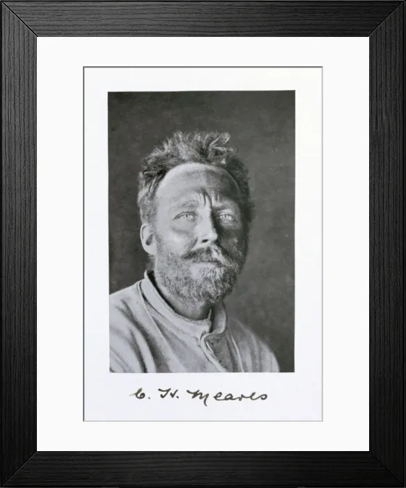 Framed Print : Cecil H Meares, a member of Captain Scotts Antarctic expedition, 1910-1913. Artist Framed Print : Cecil H Meares, a member of Captain Scotts Antarctic expedition, 1910-1913. Artist