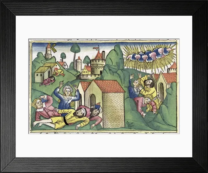 Framed Print : Exodus 11: 1-10: the death of the firstborn sons, one of The Seven Plagues of Egypt Framed Print : Exodus 11: 1-10: the death of the firstborn sons, one of The Seven Plagues of Egypt