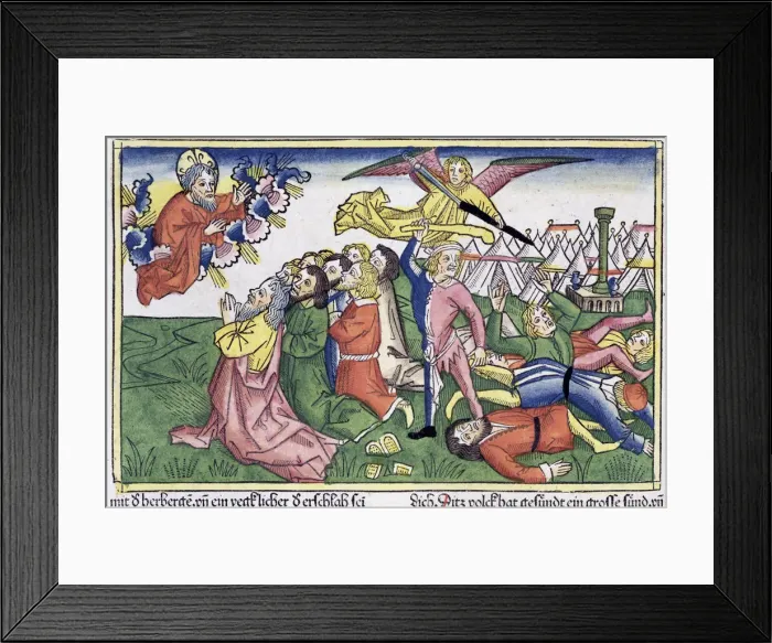 Framed Print : Exodus 32: 15-23: Moses breaking the stone tablets Framed Print : Exodus 32: 15-23: Moses breaking the stone tablets