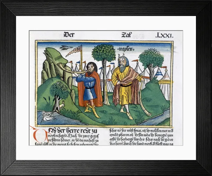 Framed Print : Facsimile copy of Numbers 2 the camp assignments of the Israelites Framed Print : Facsimile copy of Numbers 2 the camp assignments of the Israelites