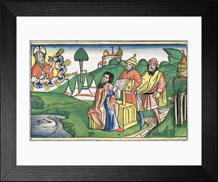 Framed Print : God making the Laws