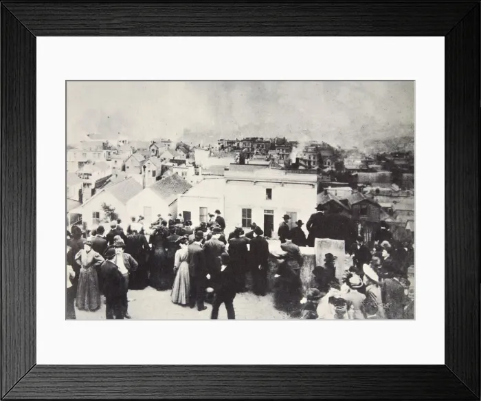 Framed Print : The San Francisco Earthquake, California, USA, 1906 Framed Print : The San Francisco Earthquake, California, USA, 1906