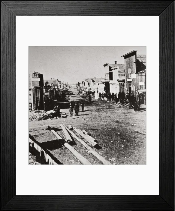 Framed Print : Leadville, Colorado, USA, 1870s Framed Print : Leadville, Colorado, USA, 1870s