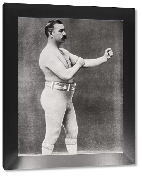 John L Sullivan, American boxer, c1898
