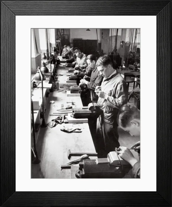 Framed Print : Tool factory, Germany, 1936 Framed Print : Tool factory, Germany, 1936