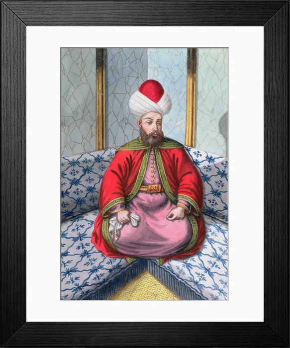 Framed Print : Orhan I, Ottoman Emperor, (1808)