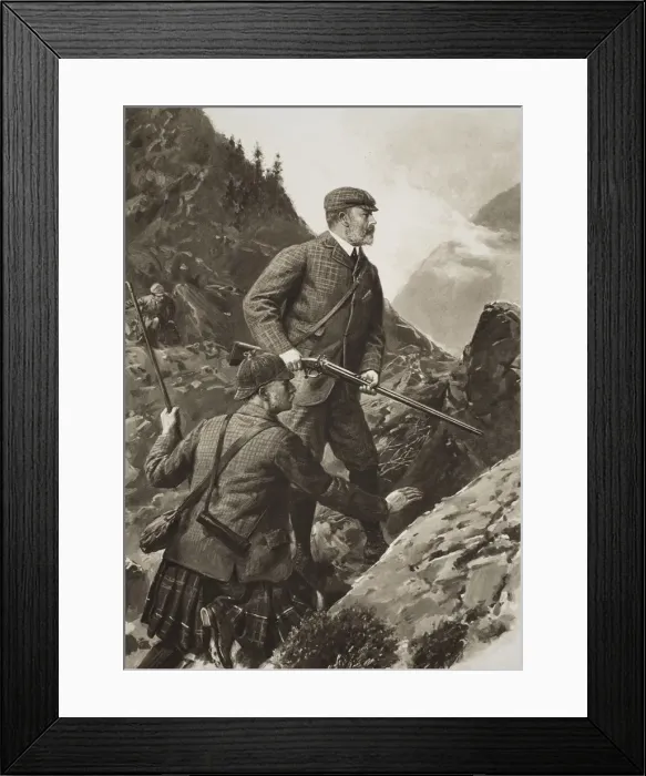 Framed Print : Edward VII, King of the United Kingdom, 1901. Artist: Samuel Begg Framed Print : Edward VII, King of the United Kingdom, 1901. Artist: Samuel Begg