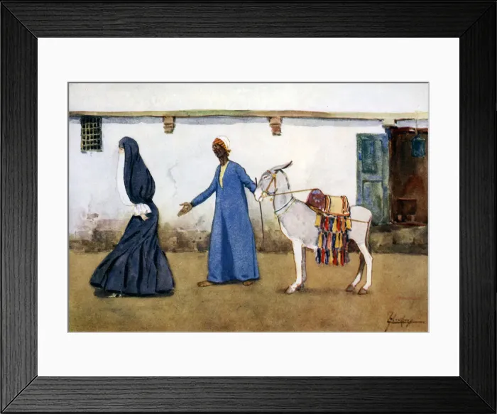 Framed Print : A Financial Question, 1908. Artist: Lance Thackeray Framed Print : A Financial Question, 1908. Artist: Lance Thackeray