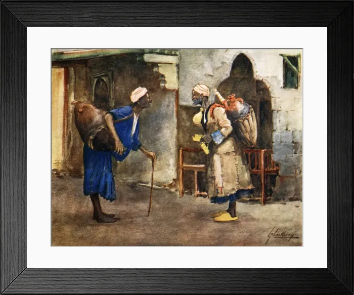 Framed Print : The Meeting of the Waters, 1908. Artist: Lance Thackeray Framed Print : The Meeting of the Waters, 1908. Artist: Lance Thackeray