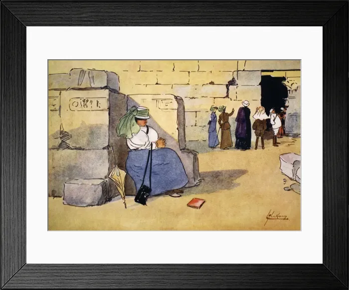 Framed Print : Fed Up!, 1908. Artist: Lance Thackeray Framed Print : Fed Up!, 1908. Artist: Lance Thackeray