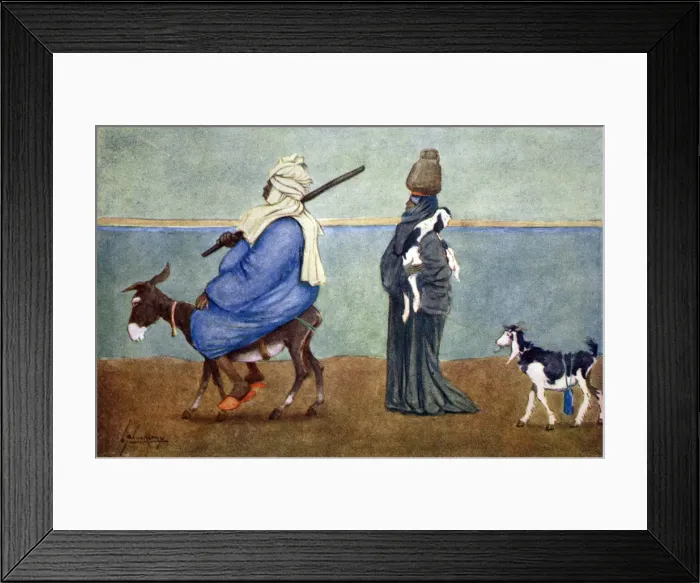 Framed Print : A Nile Sky Line, 1908. Artist: Lance Thackeray Framed Print : A Nile Sky Line, 1908. Artist: Lance Thackeray
